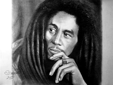 bob marley drawing skill