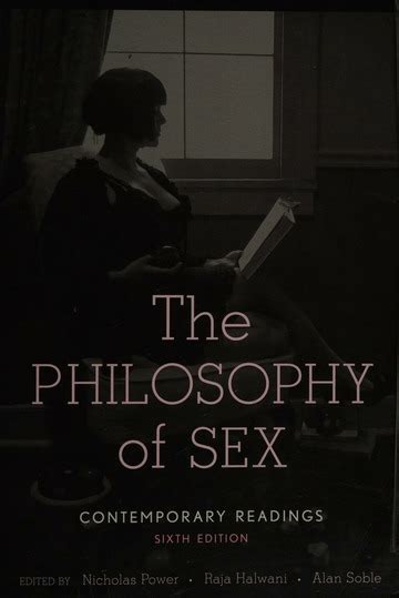 The Philosophy Of Sex Contemporary Readings Free Download Borrow