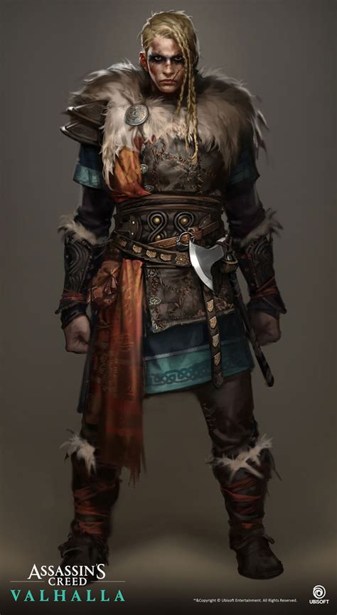 I was in charge of hair, beards and eyebrows modeling, integration and color system. Female Eivor Concept Art - Assassin's Creed Valhalla Art ...