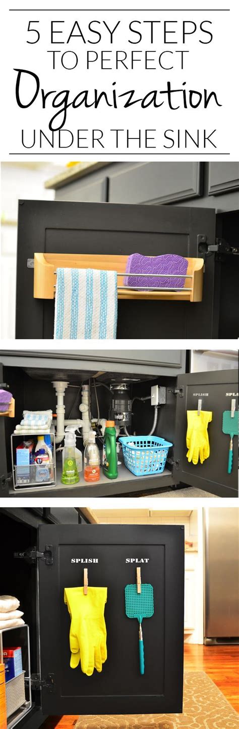 Bedbathandbeyond.com) make it easy to grab mousse or hairspray on the fly. Under Kitchen Sink Organization Ideas That Add Storage ...