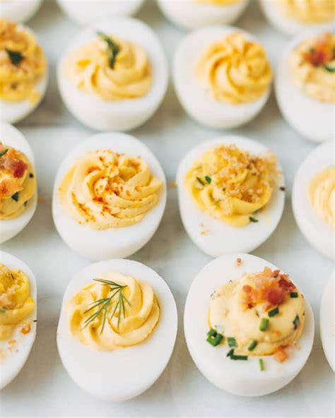 How To Make Deviled Eggs Techniques And Recipes Striped Spatula