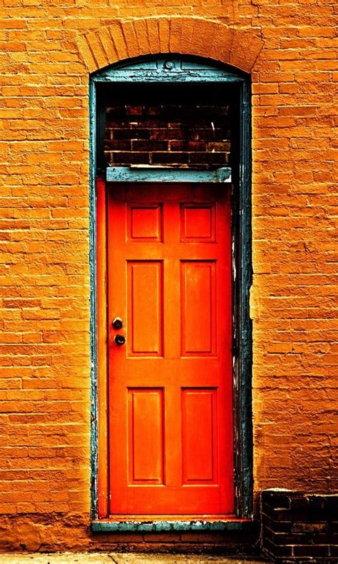 Pin By Chris R On Welcome Gorgeous Doors Orange Door Window