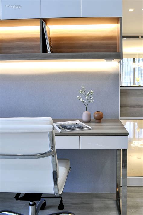 Minimalistic Modern Study Room Condominium Design Ideas And Photos