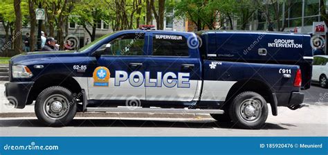Car Of The Service De Police De La Ville De Montreal Spvm Editorial