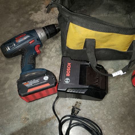 Bosch Cordless Drill W 2 Batteries And Charger Tested And Working