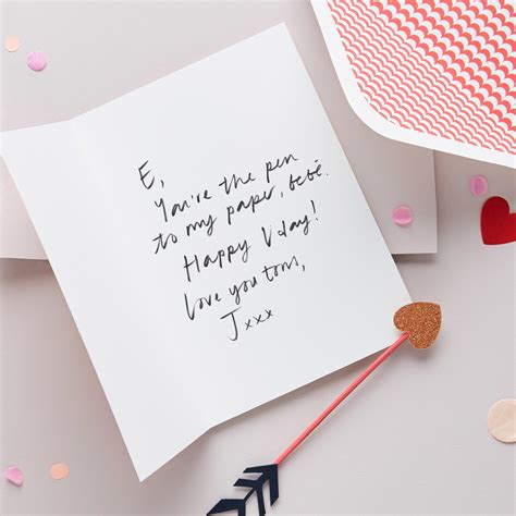 What To Write In A Valentines Day Card For Him And Her Papier