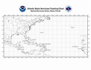 Nhc Blank Tracking Charts Printable Hurricane Tracking Map