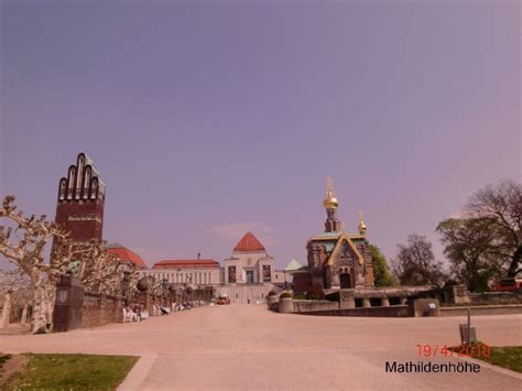 Mathildenhöhe darmstadt auf dem weg zum unesco. Spaziergang in Darmstadt - 07-Ausfluege-Veranstaltungen