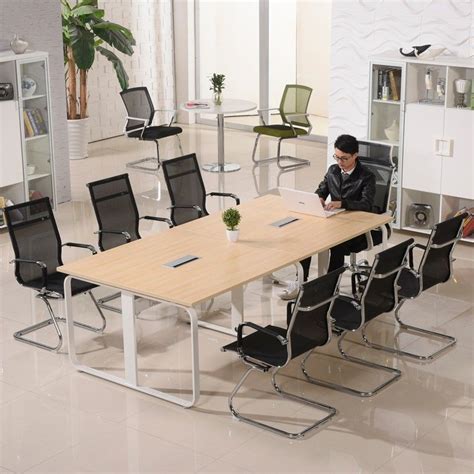 Bush business furniture 42w round conference table with metal x base storm gray. Best price professional melamine executive conference ...