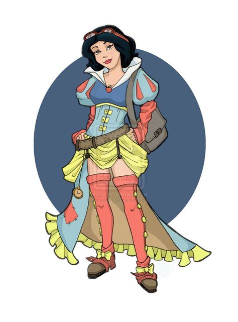 Steampunk Snow White 2 By Khallion On Deviantart Steampunk Disney