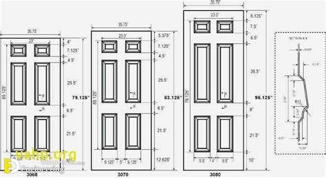 Standard Interior Door Dimensions Engineering Discoveries