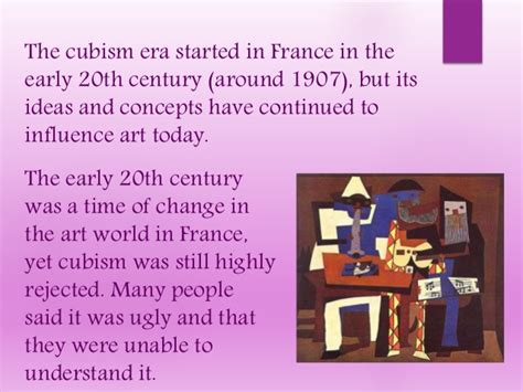 Cubism History Nd Till Date