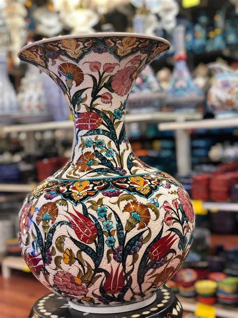 Handmade Turkish Ceramic Vase 48x34cm 4kg Etsy