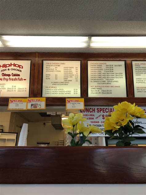 Menu at Hip Hop Fish & Chicken North Ashley (Jaws) restaurant, Valdosta