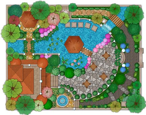 This garden layout planner template allows you to easily track your plant inventory, log your seeding, create a task list, and even design a layout. Landscape Design Software | Draw Landscape, Deck and Patio ...
