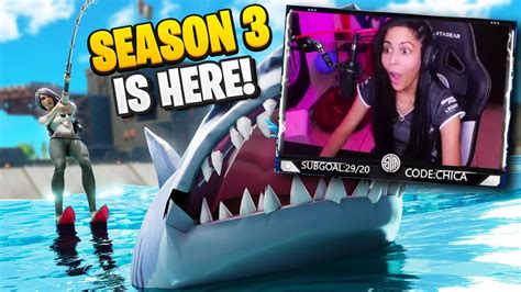 Sharks In Fortnite Battle Royale Tsm Chica Youtube