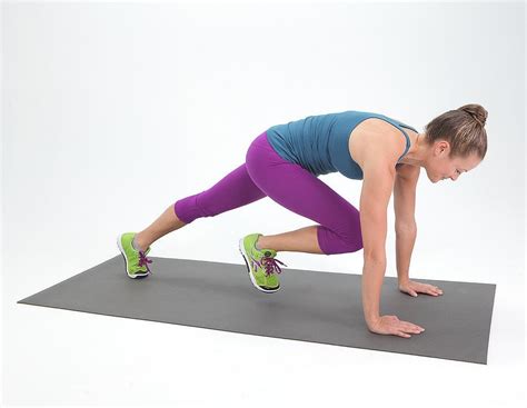 Mountain Climbers Easy Bodyweight Workout Popsugar Fitness Photo 10