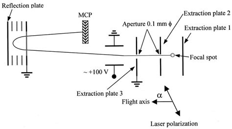 Schematic Of The Time Of Flight Mass Spectrometer The Extraction