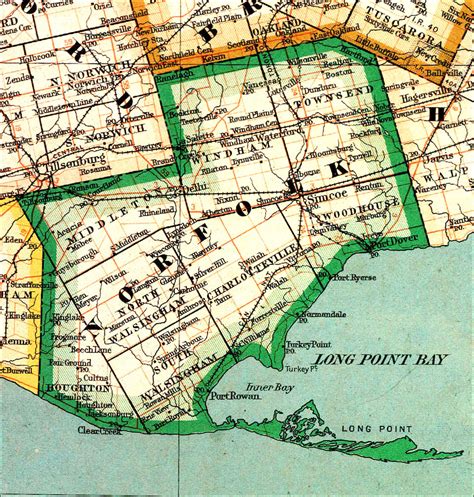 The Changing Shape Of Ontario County Of Norfolk