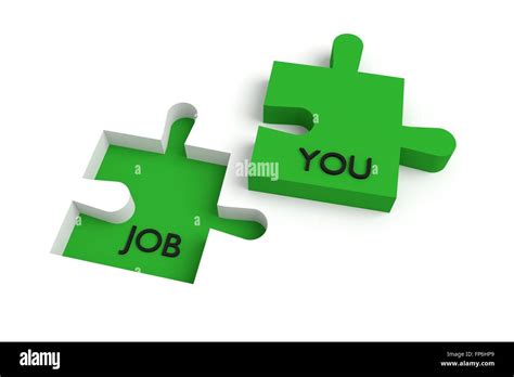Missing puzzle piece, a job for you, green Stock Photo - Alamy