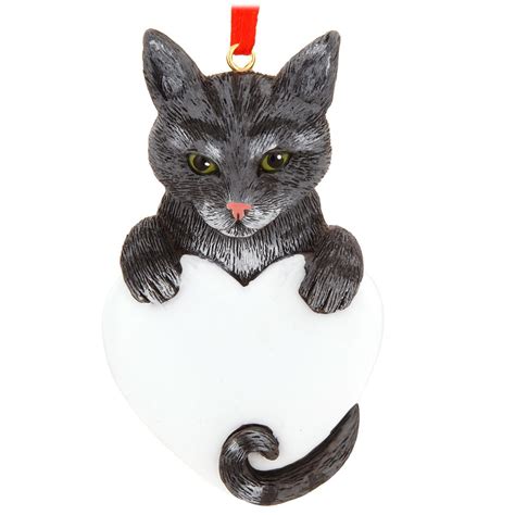 Featuring the best styles and most talented artists in canada. Personalized Gray Tabby Cat Ornament
