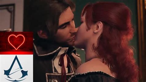 Arno And Elise Kiss Assassin S Creed Unity Youtube