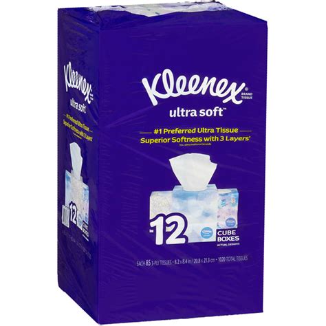 Kleenex Boutique Facial Tissue 85 2 Ply 12 Boxes Per Unit Body One