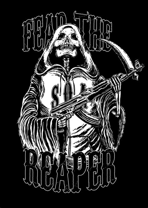 Soa Fear The Reaper Sons Of Anarchy Tattoos Sons Of Anarchy Reaper
