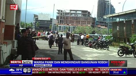 Kemarin, gempa manado terjadi dengan kekuatan sebesar 5,6 sr. Bangunan Hotel di Manado Roboh akibat Gempa - YouTube