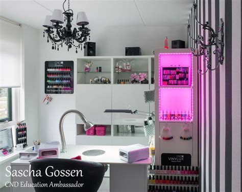 Nail Room Idea Nail Technician Room Home Nail Salon Decorating