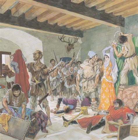 Pierre Joubert Les Jacques Historical Illustration Medieval
