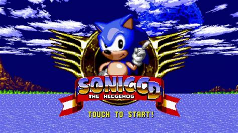 Sonic Cd Android Title Screen Usa Youtube