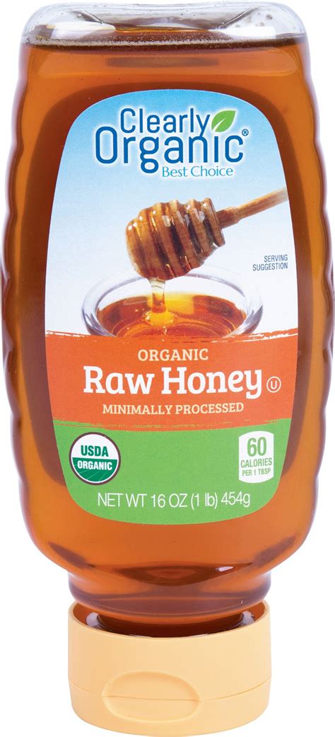 Organic Raw Honey 16 Oz 0007003864850 Clearly By Best Choice