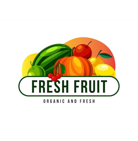 Fresh Fruit Logo Free Vectors And Psds To Download