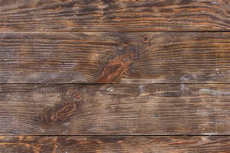 Horizontal Rustic Wooden Texture With Planks Stock Photo