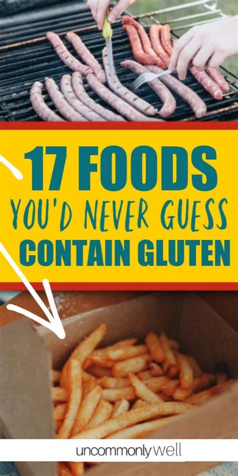 Surprising Foods That Contain Gluten In Foods That Contain
