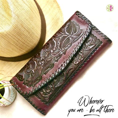 Handmade Leather Wallets For Woman Leather Wallets For Women Western