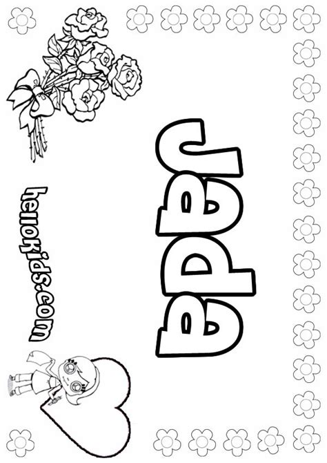 Letter z with animals coloring page from english alphabet with animals category. Jada coloring pages - Hellokids.com