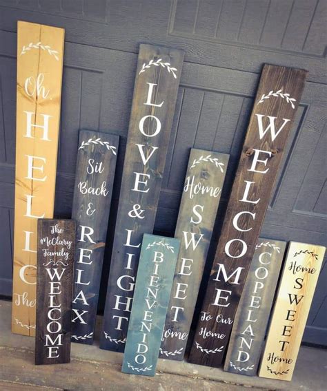 18 Welcome Porch Signs To Showcase At The Front Door