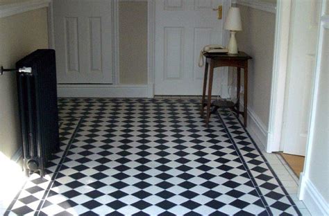 Black And White Floor Tiles Chequerboard Floor Tiles Firetile Ltd