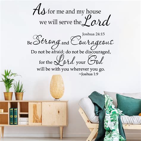 Buy 2 Sheets Bible Verse Wall Decals Scripture Wall Decal Wall Stickers