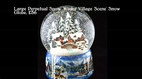 German Musical Snow Globes From Barretts Winter Village