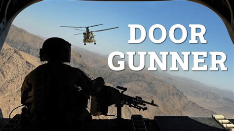 Chinook Door Gunner In Action Youtube