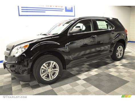 2012 Black Chevrolet Equinox Ls 65802399 Photo 4 Car