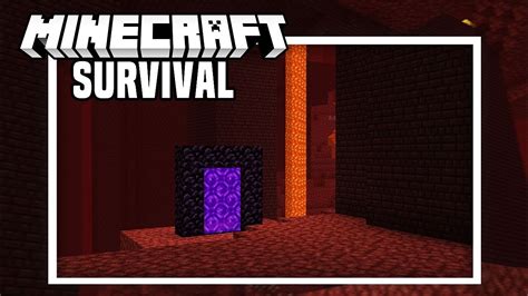 Incredible Nether Portal Spawn Sugar Cane Farm 115 Minecraft