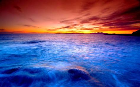 Ocean Sunset Wallpapers Wallpaper Cave