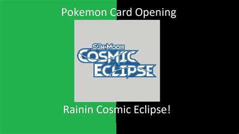 Cosmic eclipse, the latest pokemon tcg set, will storm the card market with these 11 most expensive gx and tag team cards. Pokémon card opening raining cosmic eclipse! - YouTube