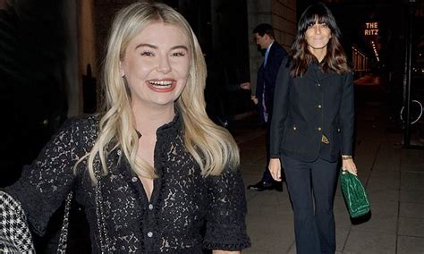 Georgia Toffolo Cuts A Glamorous Figure In An Lbd While Claudia Winkleman Looks Effortlessly