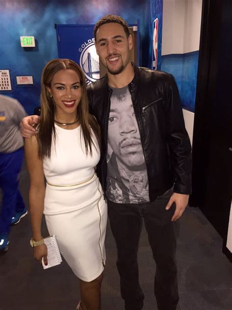 Klay Thompson Wife Thompson Klay Gold Onwude Rosalyn Date Spotted Ros