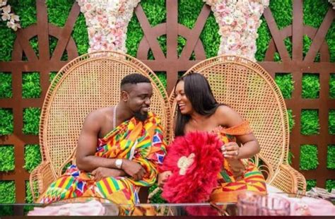 official photos from sarkodie and tracy s wedding released the ghana guardian news